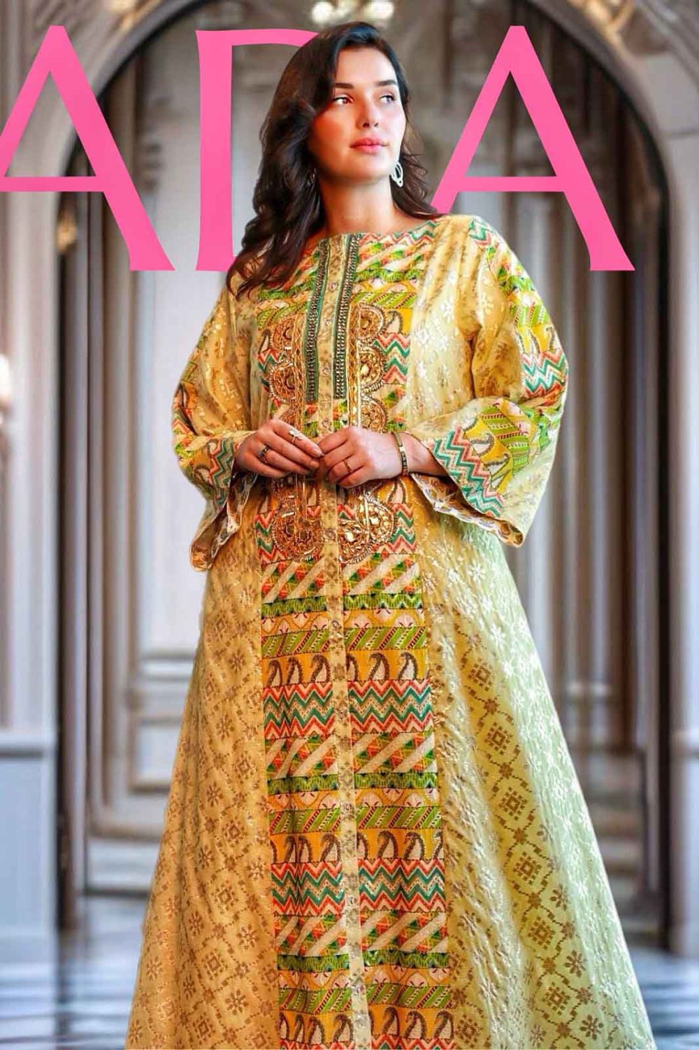 Multi-Harmony Sunlit Kaftan