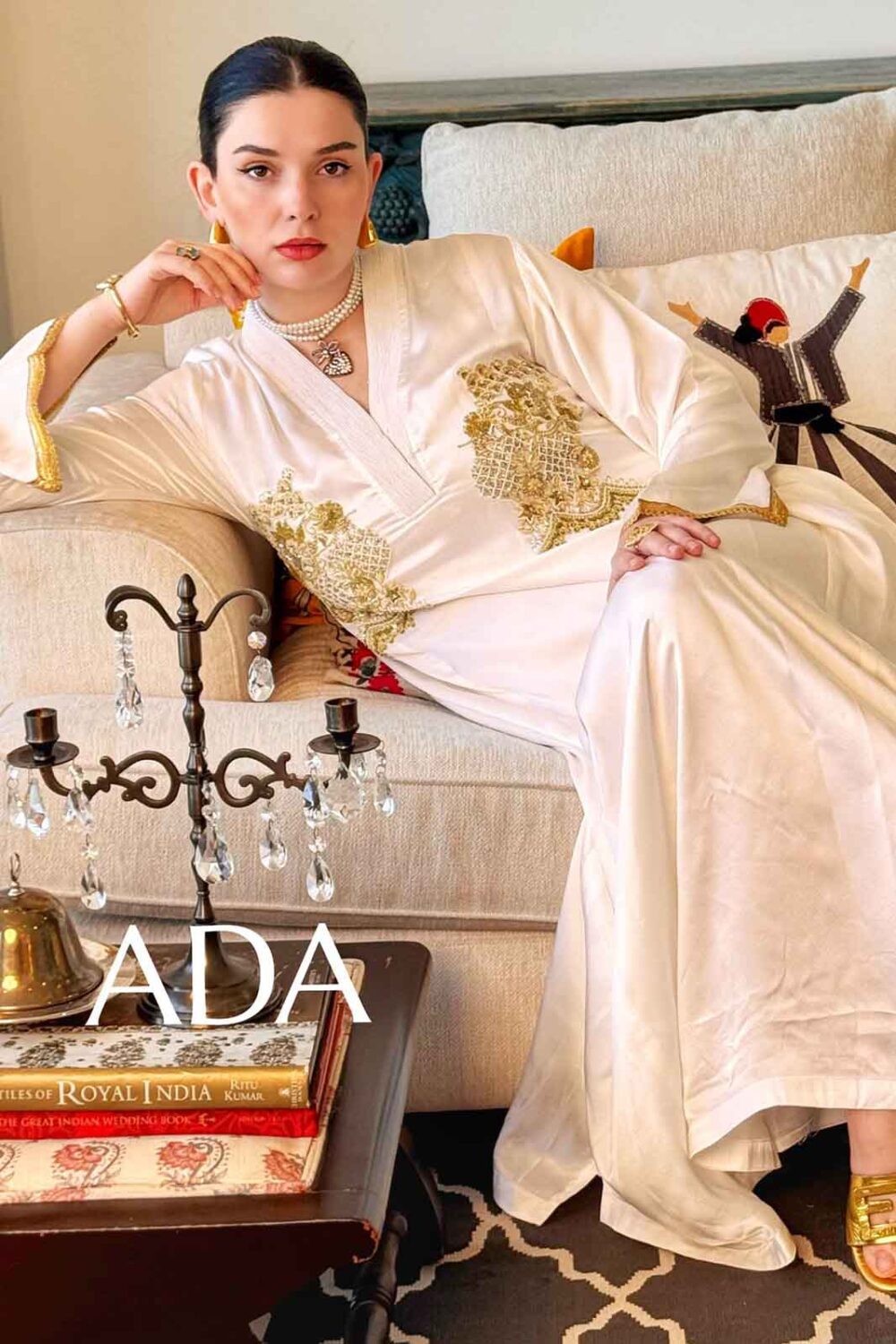Golden Elocution Kaftan