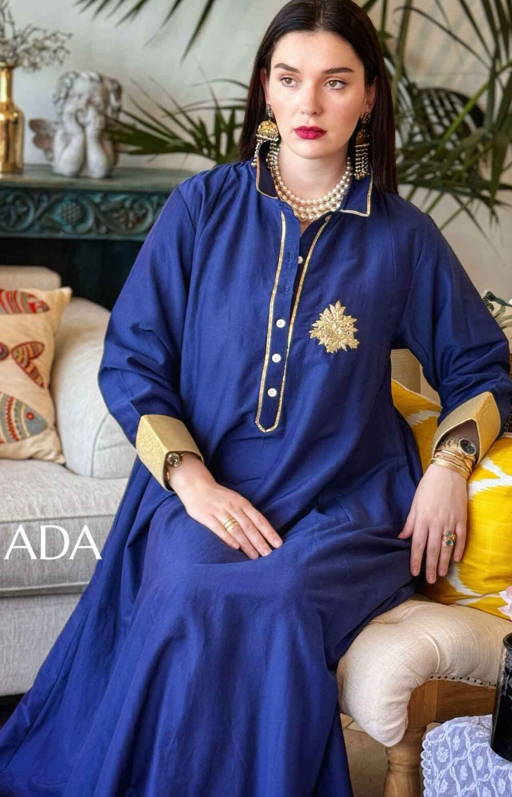 Golden Pulse Kaftan