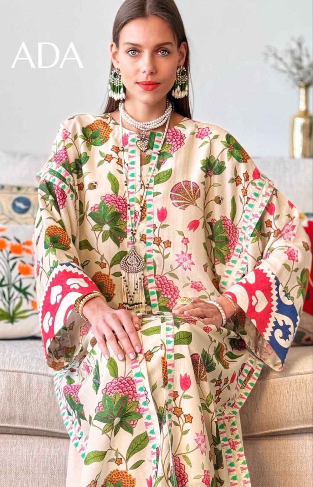 Veloria Bloom Kaftan