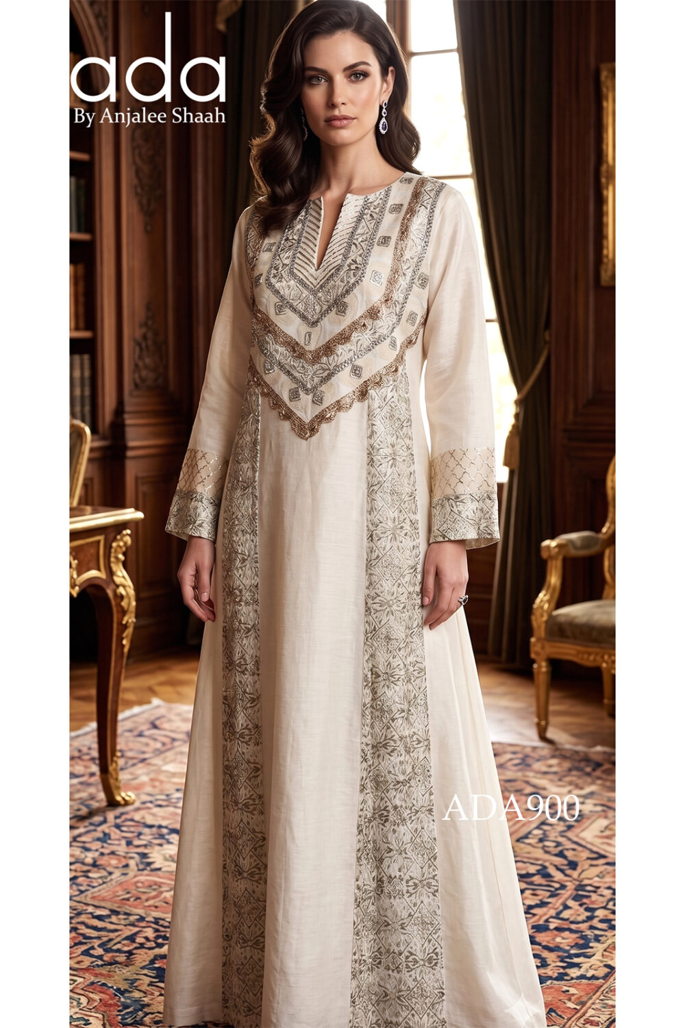 Queen of Pearls Kaftan