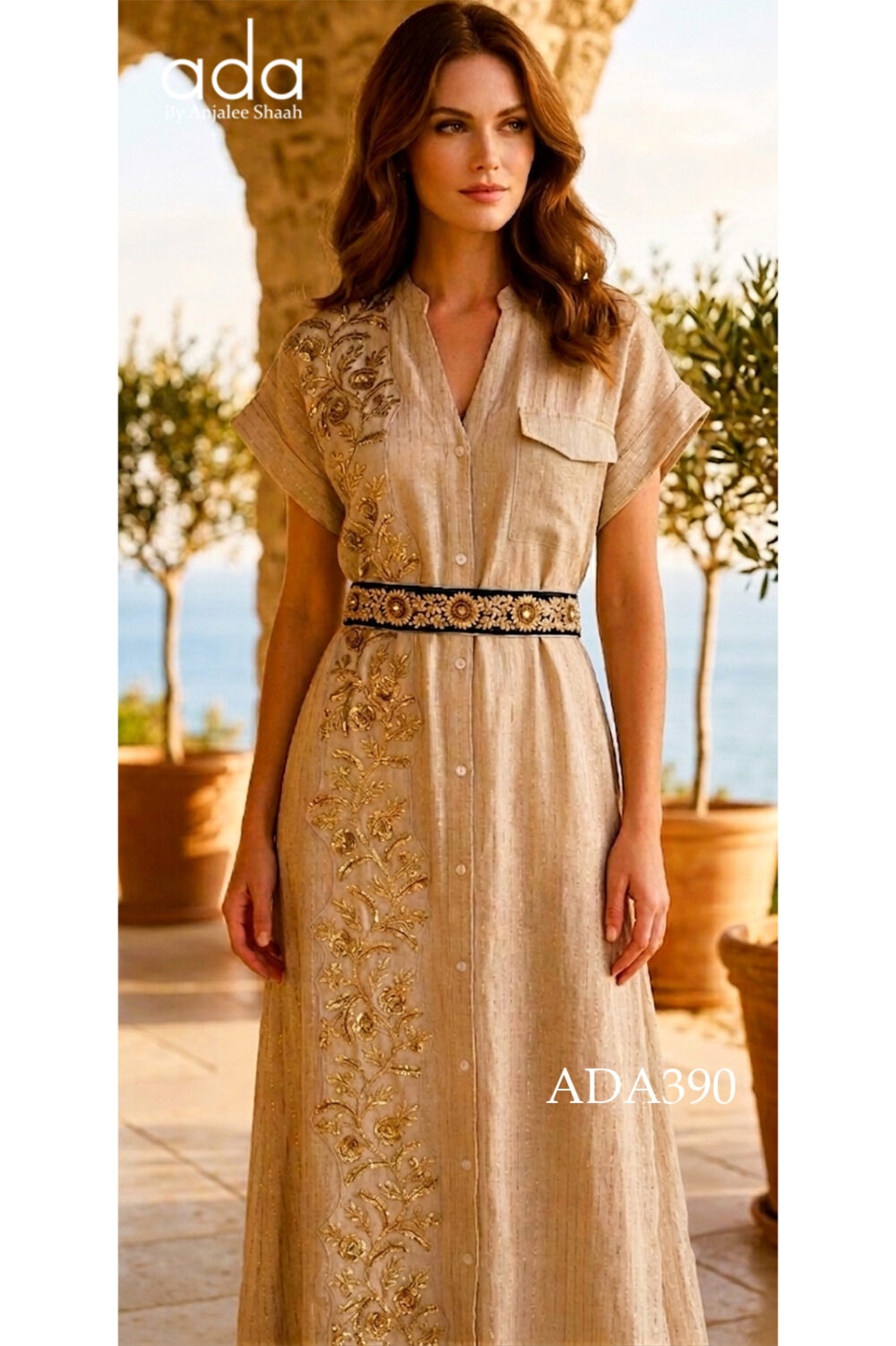 Golden Arc Dress