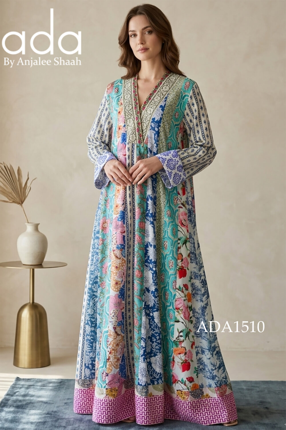 Floral Symphony kaftan