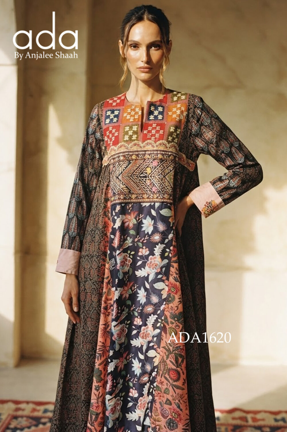 Midnight Floral Kaftan